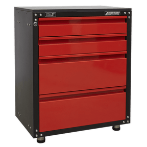 Sealey APMS84 Modular 4 Drawer Cabinet with Worktop 665mm - APMS84 - Sealey Tools UK - Trade Counter Direct