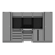 Sealey APMSBESTACK01SS Superline PRO® Black Edition Storage System with Stainless Worktop 3.24m - APMSBESTACK01SS - Sealey Tools UK - Trade Counter Direct