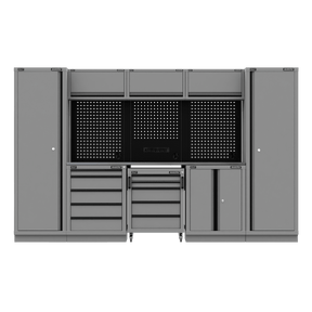 Sealey APMSBESTACK01SS Superline PRO® Black Edition Storage System with Stainless Worktop 3.24m - APMSBESTACK01SS - Sealey Tools UK - Trade Counter Direct