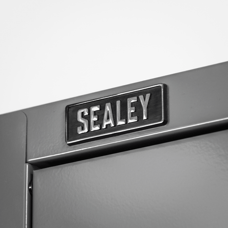 Sealey APMSBESTACK01SS Superline PRO® Black Edition Storage System with Stainless Worktop 3.24m - APMSBESTACK01SS - Sealey Tools UK - Trade Counter Direct