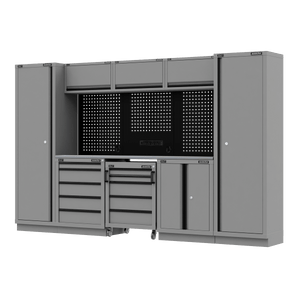 Sealey APMSBESTACK01SS Superline PRO® Black Edition Storage System with Stainless Worktop 3.24m - APMSBESTACK01SS - Sealey Tools UK - Trade Counter Direct