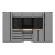Sealey APMSBESTACK01W Superline PRO® Black Edition Storage System with Rubber Wood Worktop 3.24m - APMSBESTACK01W - Sealey Tools UK - Trade Counter Direct