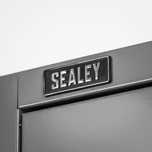 Sealey APMSBESTACK01W Superline PRO® Black Edition Storage System with Rubber Wood Worktop 3.24m - APMSBESTACK01W - Sealey Tools UK - Trade Counter Direct