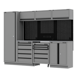 Sealey APMSBESTACK02SS Superline PRO® Black Edition Storage System with Stainless Worktop 2.64m - APMSBESTACK02SS - Sealey Tools UK - Trade Counter Direct