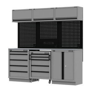 Sealey APMSBESTACK03SS Superline PRO® Black Edition Storage System with Stainless Worktop 2.04m - APMSBESTACK03SS - Sealey Tools UK - Trade Counter Direct