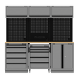 Sealey APMSBESTACK03W Superline PRO® Black Edition Storage System with Rubber Wood Worktop 2.04m - APMSBESTACK03W - Sealey Tools UK - Trade Counter Direct