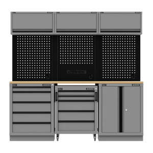 Sealey APMSBESTACK03W Superline PRO® Black Edition Storage System with Rubber Wood Worktop 2.04m - APMSBESTACK03W - Sealey Tools UK - Trade Counter Direct