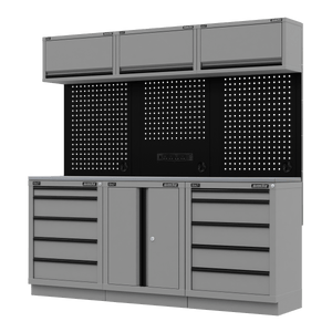 Sealey APMSBESTACK04SS Superline PRO® Black Edition Storage System with Stainless Worktop 2.04m - APMSBESTACK04SS - Sealey Tools UK - Trade Counter Direct