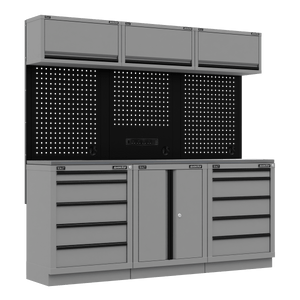 Sealey APMSBESTACK04SS Superline PRO® Black Edition Storage System with Stainless Worktop 2.04m - APMSBESTACK04SS - Sealey Tools UK - Trade Counter Direct