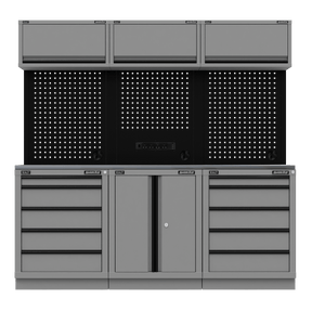 Sealey APMSBESTACK04SS Superline PRO® Black Edition Storage System with Stainless Worktop 2.04m - APMSBESTACK04SS - Sealey Tools UK - Trade Counter Direct