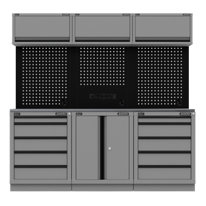 Sealey APMSBESTACK04SS Superline PRO® Black Edition Storage System with Stainless Worktop 2.04m - APMSBESTACK04SS - Sealey Tools UK - Trade Counter Direct