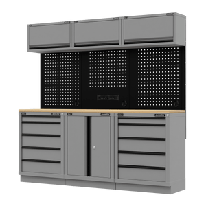 Sealey APMSBESTACK04WW Superline PRO® Black Edition Storage System with Rubber Wood Worktop 2.04m - APMSBESTACK04WW - Sealey Tools UK - Trade Counter Direct