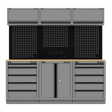Sealey APMSBESTACK04WW Superline PRO® Black Edition Storage System with Rubber Wood Worktop 2.04m - APMSBESTACK04WW - Sealey Tools UK - Trade Counter Direct