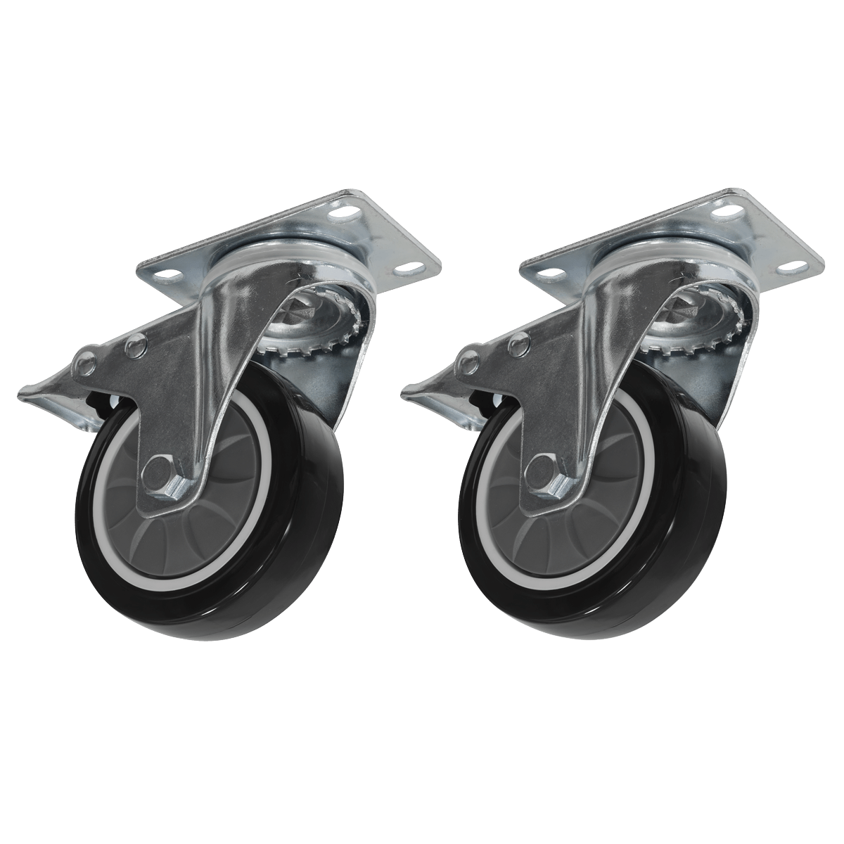 Sealey APMSC7 Superline PRO® Castor Wheel Kit for APMSC1, APMSC2, APMSC3, APMSC4 & APMSC5 - APMSC7 - Sealey Tools UK - Trade Counter Direct