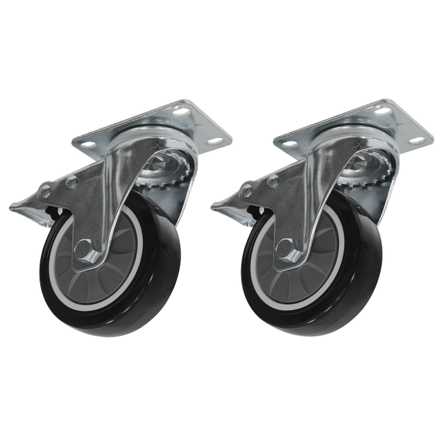 Sealey APMSC7 Superline PRO® Castor Wheel Kit for APMSC1, APMSC2, APMSC3, APMSC4 & APMSC5 - APMSC7 - Sealey Tools UK - Trade Counter Direct