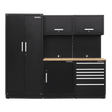 Sealey APMSCOMBO1W Premier 2.5m Storage System - Oak Worktop - APMSCOMBO1W - Sealey Tools UK - Trade Counter Direct