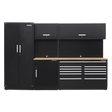 Sealey APMSCOMBO2W Premier 3.3m Storage System - Oak Worktop - APMSCOMBO2W - Sealey Tools UK - Trade Counter Direct