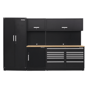 Sealey APMSCOMBO2W Premier 3.3m Storage System - Oak Worktop - APMSCOMBO2W - Sealey Tools UK - Trade Counter Direct