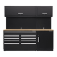 Sealey APMSCOMBO4W Premier 2.3m Storage System - Oak Worktop - APMSCOMBO4W - Sealey Tools UK - Trade Counter Direct