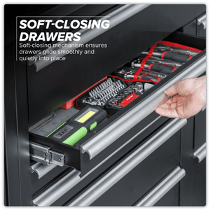 Sealey APMSCOMBO7SS Premier™ Storage System with Stainless Worktop 3.55m - APMSCOMBO7SS - Sealey Tools UK - Trade Counter Direct