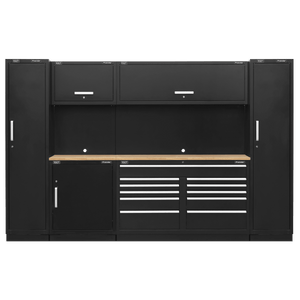 Sealey APMSCOMBO7W Premier™ Storage System with Hardwood Worktop 3.55m - APMSCOMBO7W - Sealey Tools UK - Trade Counter Direct