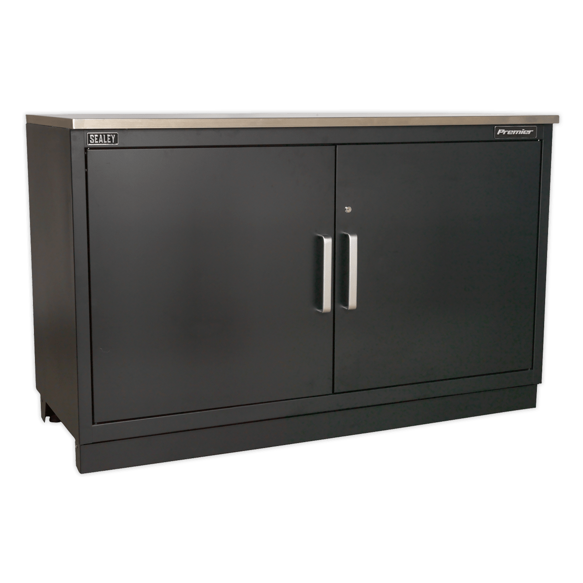 Sealey APMSOAK Premier™ Storage System with Hardwood Worktop 5.58m - APMSOAK - Sealey Tools UK - Trade Counter Direct