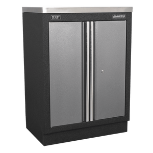 Sealey APMSSTACK01W Superline Pro 4.9m Storage System - Wood Worktop - APMSSTACK01W - Sealey Tools UK - Trade Counter Direct