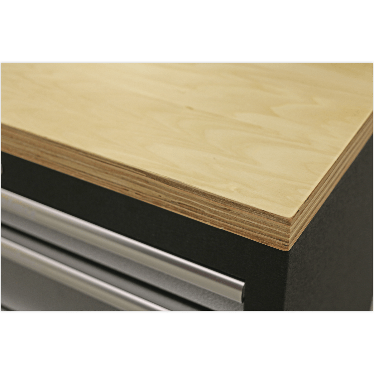 Sealey APMSSTACK02W Superline Pro 2.0m Storage System - Wood Worktop - APMSSTACK02W - Sealey Tools UK - Trade Counter Direct