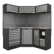 Sealey APMSSTACK08SS Superline Pro 1.6m Corner Storage System - Stainless Worktop - APMSSTACK08SS - Sealey Tools UK - Trade Counter Direct