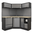 Sealey APMSSTACK08W Superline Pro 1.6m Corner Storage System - Wood Worktop - APMSSTACK08W - Sealey Tools UK - Trade Counter Direct