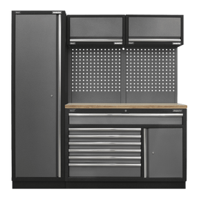 Sealey APMSSTACK09W Superline Pro 1.96m Storage System - Pressed Wood Worktop - APMSSTACK09W - Sealey Tools UK - Trade Counter Direct