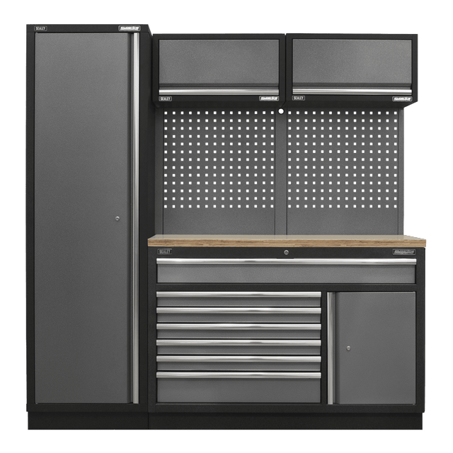 Sealey APMSSTACK09W Superline Pro 1.96m Storage System - Pressed Wood Worktop - APMSSTACK09W - Sealey Tools UK - Trade Counter Direct