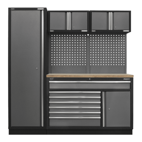 Sealey APMSSTACK10W Superline Pro 1.96m Storage System - Pressed Wood Worktop - APMSSTACK10W - Sealey Tools UK - Trade Counter Direct