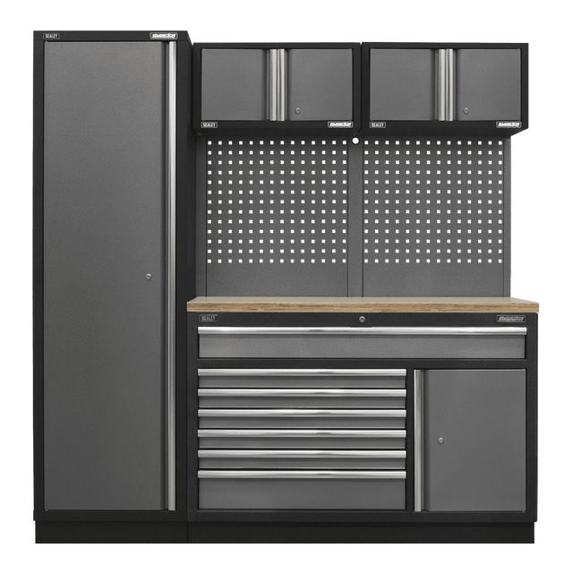 Sealey APMSSTACK10W Superline Pro 1.96m Storage System - Pressed Wood Worktop - APMSSTACK10W - Sealey Tools UK - Trade Counter Direct