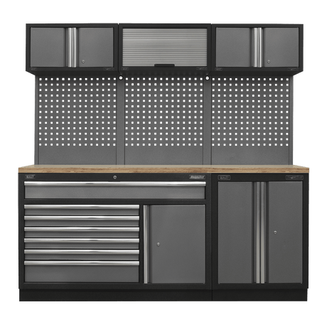 Sealey APMSSTACK11W Superline Pro 2.04m Storage System - Pressed Wood Worktop - APMSSTACK11W - Sealey Tools UK - Trade Counter Direct