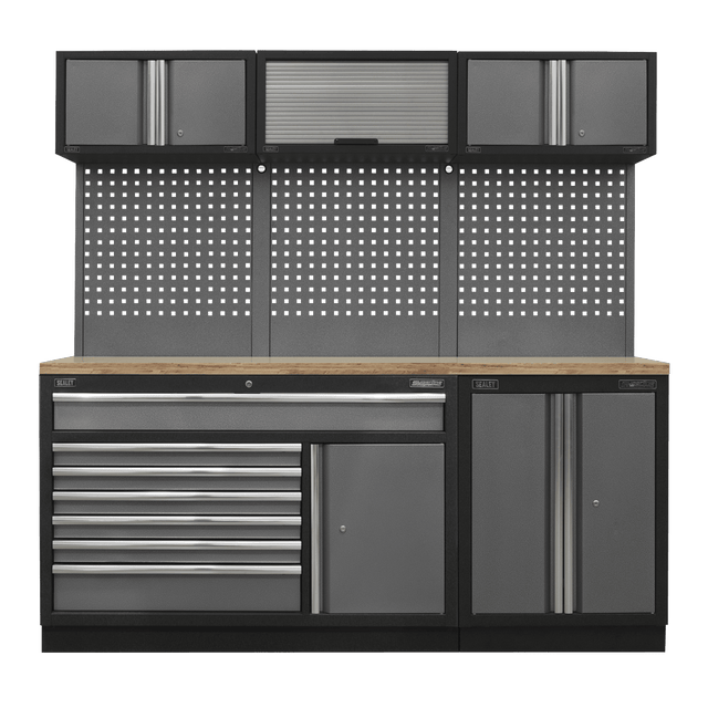 Sealey APMSSTACK11W Superline Pro 2.04m Storage System - Pressed Wood Worktop - APMSSTACK11W - Sealey Tools UK - Trade Counter Direct