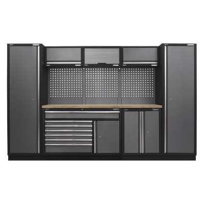 Sealey APMSSTACK13W Superline Pro 3.24m Storage System - Pressed Wood Worktop - APMSSTACK13W - Sealey Tools UK - Trade Counter Direct