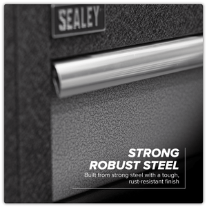 Sealey APMSSTACK14SS Superline PRO® Modular Storage System Combo with Stainless Steel Worktop - APMSSTACK14SS - Sealey Tools UK - Trade Counter Direct