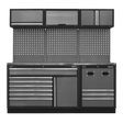 Sealey APMSSTACK14SS Superline PRO® Modular Storage System Combo with Stainless Steel Worktop - APMSSTACK14SS - Sealey Tools UK - Trade Counter Direct