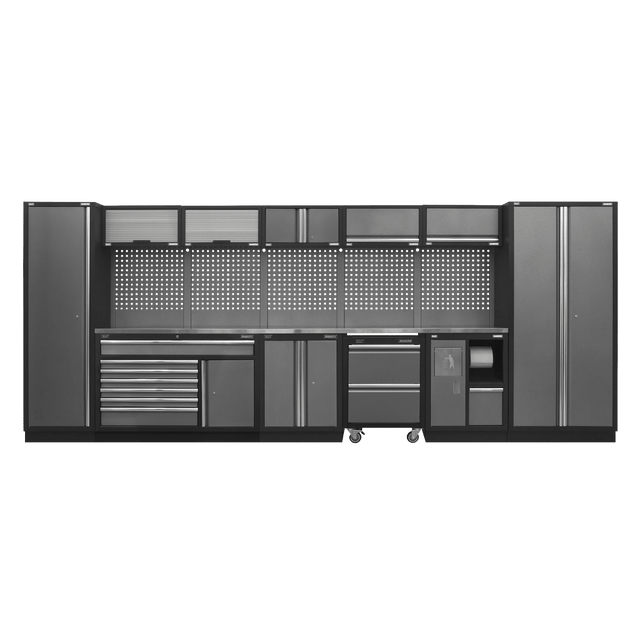 Sealey APMSSTACK15SS Modular Storage System Combo - Stainless Steel Worktop - APMSSTACK15SS - Sealey Tools UK - Trade Counter Direct