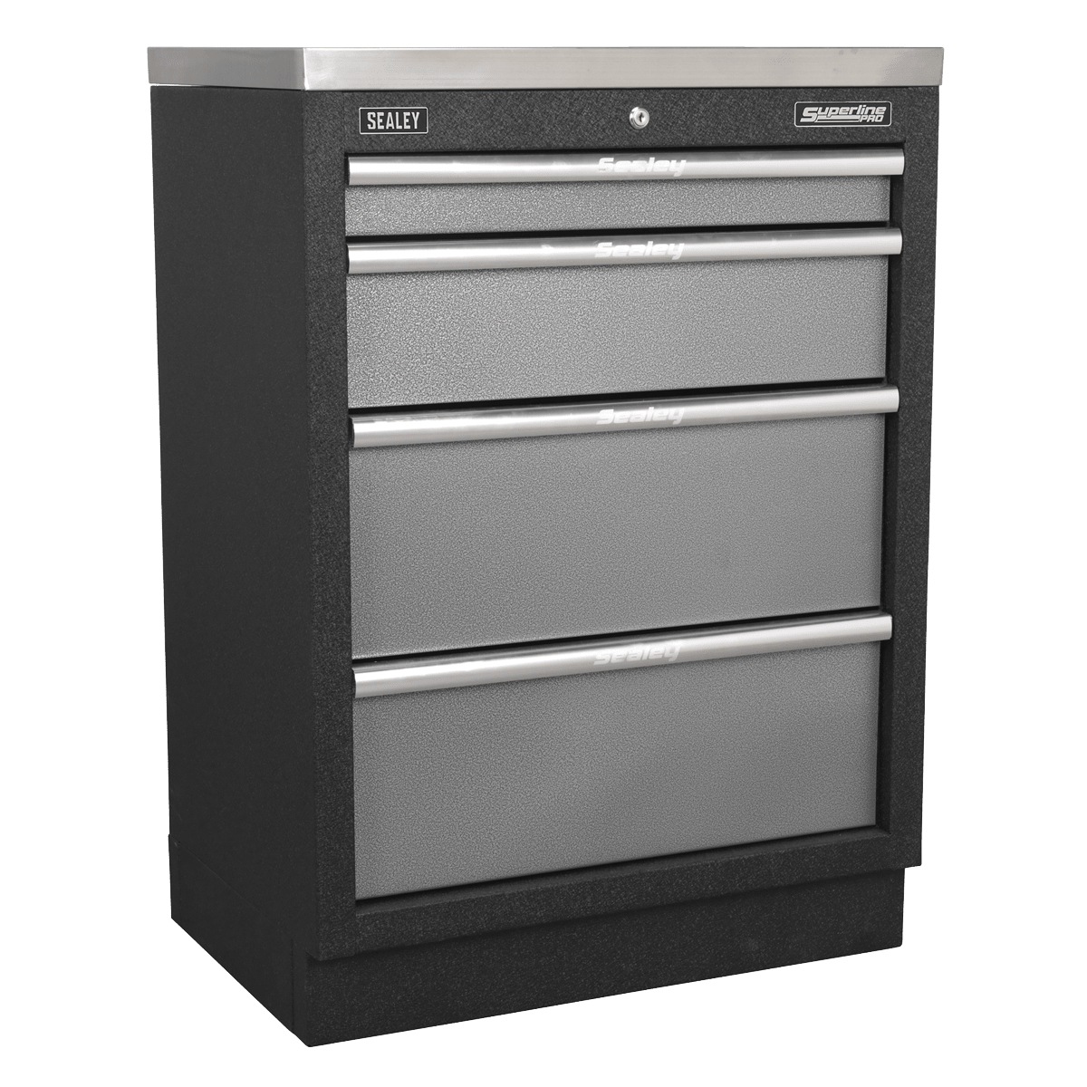 Sealey APMSSTACK17SS Superline PRO® Storage System with Stainless Worktop 4.92m - APMSSTACK17SS - Sealey Tools UK - Trade Counter Direct