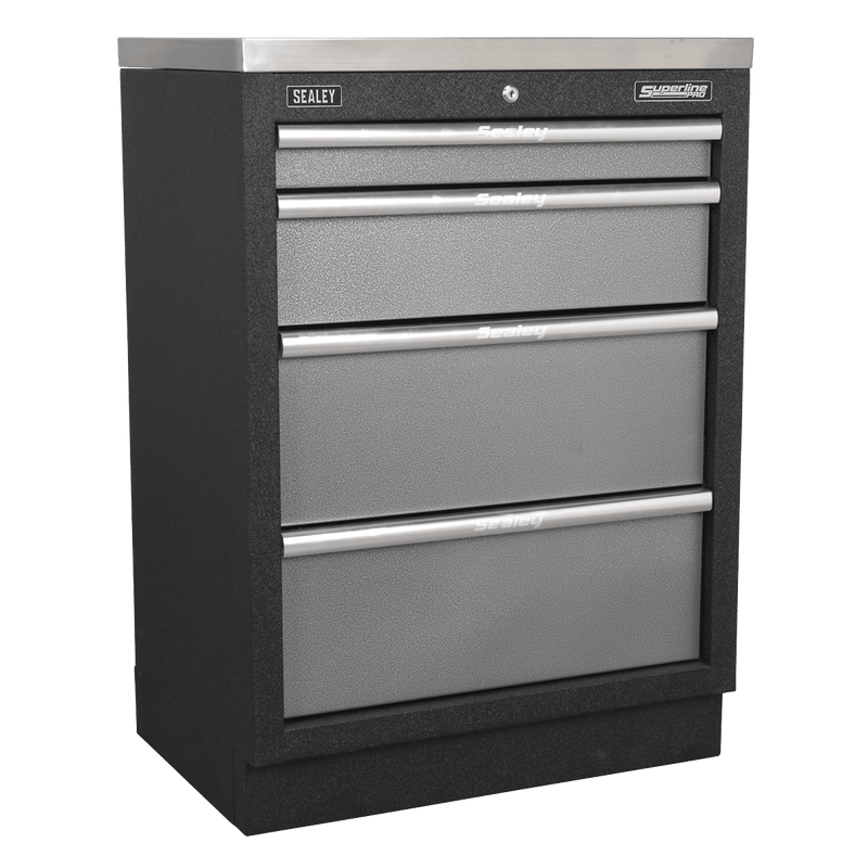 Sealey APMSSTACK17SS Superline PRO® Storage System with Stainless Worktop 4.92m - APMSSTACK17SS - Sealey Tools UK - Trade Counter Direct