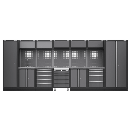 Sealey APMSSTACK17SS Superline PRO® Storage System with Stainless Worktop 4.92m - APMSSTACK17SS - Sealey Tools UK - Trade Counter Direct