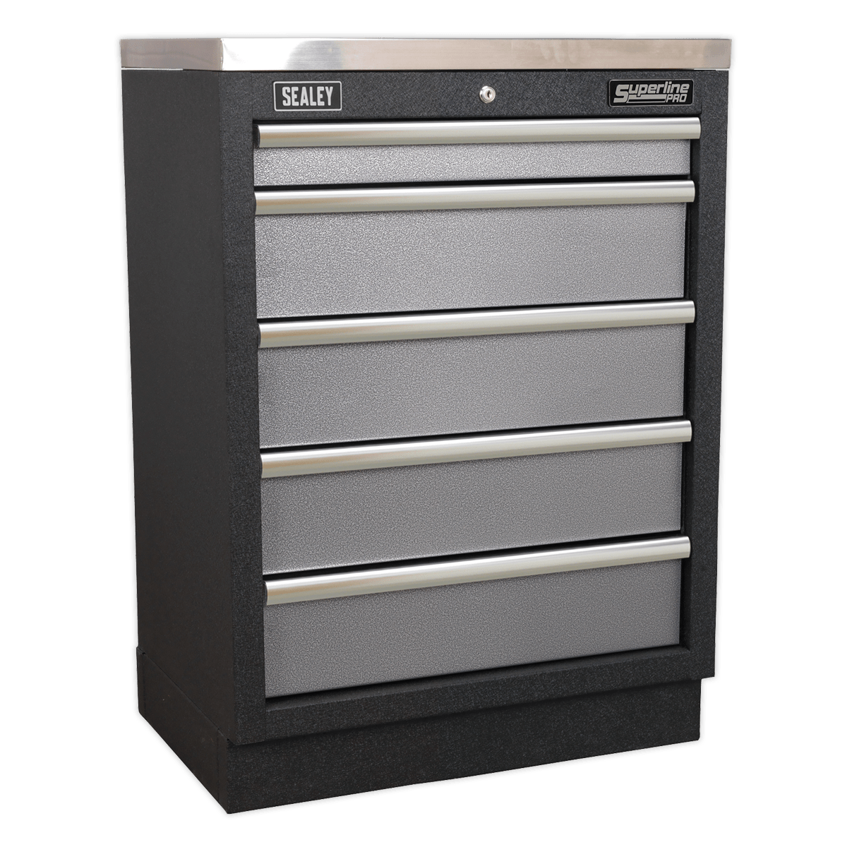 Sealey APMSSTACK17SS Superline PRO® Storage System with Stainless Worktop 4.92m - APMSSTACK17SS - Sealey Tools UK - Trade Counter Direct