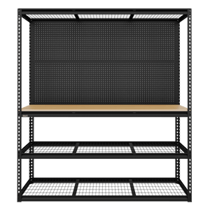 Sealey APMWB1 Heavy-Duty Modular Workbench with Racking & Pegboard 300kg Capacity Per Level - APMWB1 - Sealey Tools UK - Trade Counter Direct