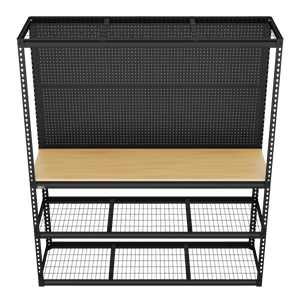 Sealey APMWB1 Heavy-Duty Modular Workbench with Racking & Pegboard 300kg Capacity Per Level - APMWB1 - Sealey Tools UK - Trade Counter Direct