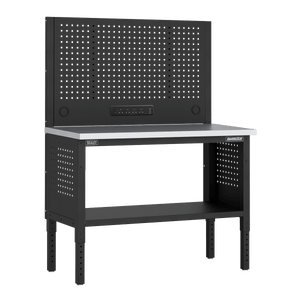 Sealey APMWB50COMBOSS Superline PRO® Modular Workbench with Pegboard Back Panel Stainless Steel Worktop 1265mm - APMWB50COMBOSS - Sealey Tools UK - Trade Counter Direct
