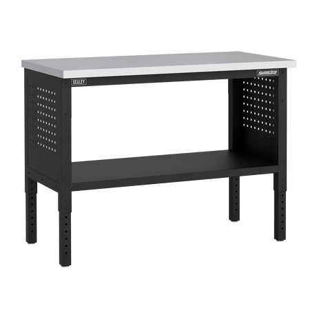 Sealey APMWB50COMBOSS Superline PRO® Modular Workbench with Pegboard Back Panel Stainless Steel Worktop 1265mm - APMWB50COMBOSS - Sealey Tools UK - Trade Counter Direct