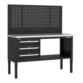 Sealey APMWB60COMBO1SS Superline PRO® Modular Workbench with 3 Drawers Stainless Steel Worktop 1525mm - APMWB60COMBO1SS - Sealey Tools UK - Trade Counter Direct