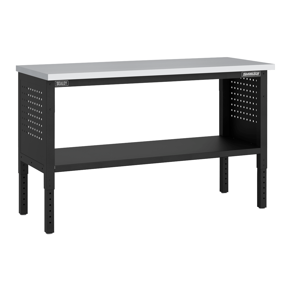 Sealey APMWB60COMBO2SS Superline PRO® Modular Workbench with 3 Drawers & Cupboard Stainless Steel Worktop 1525mm - APMWB60COMBO2SS - Sealey Tools UK - Trade Counter Direct